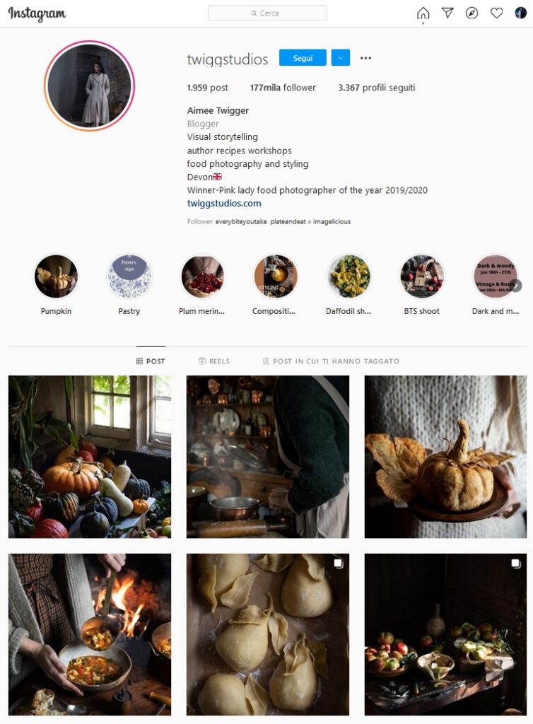 fotografa di cibo Aimee Twigger