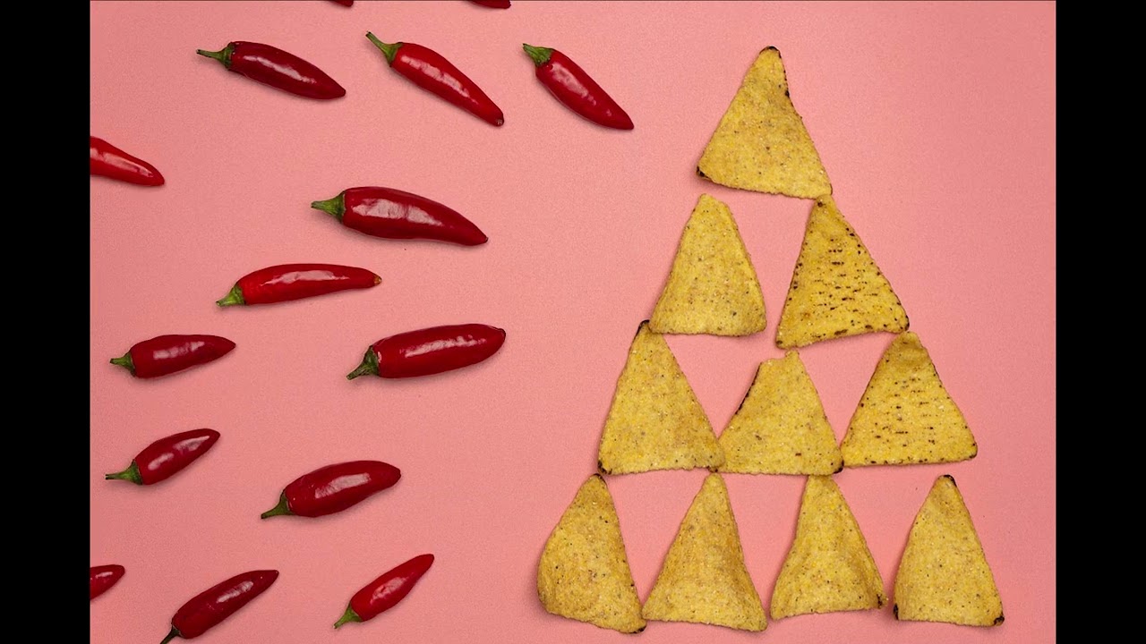 Stop motion tortillas piccanti