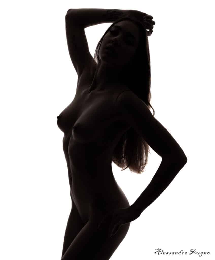 ritratti fotografici artistici silhouette