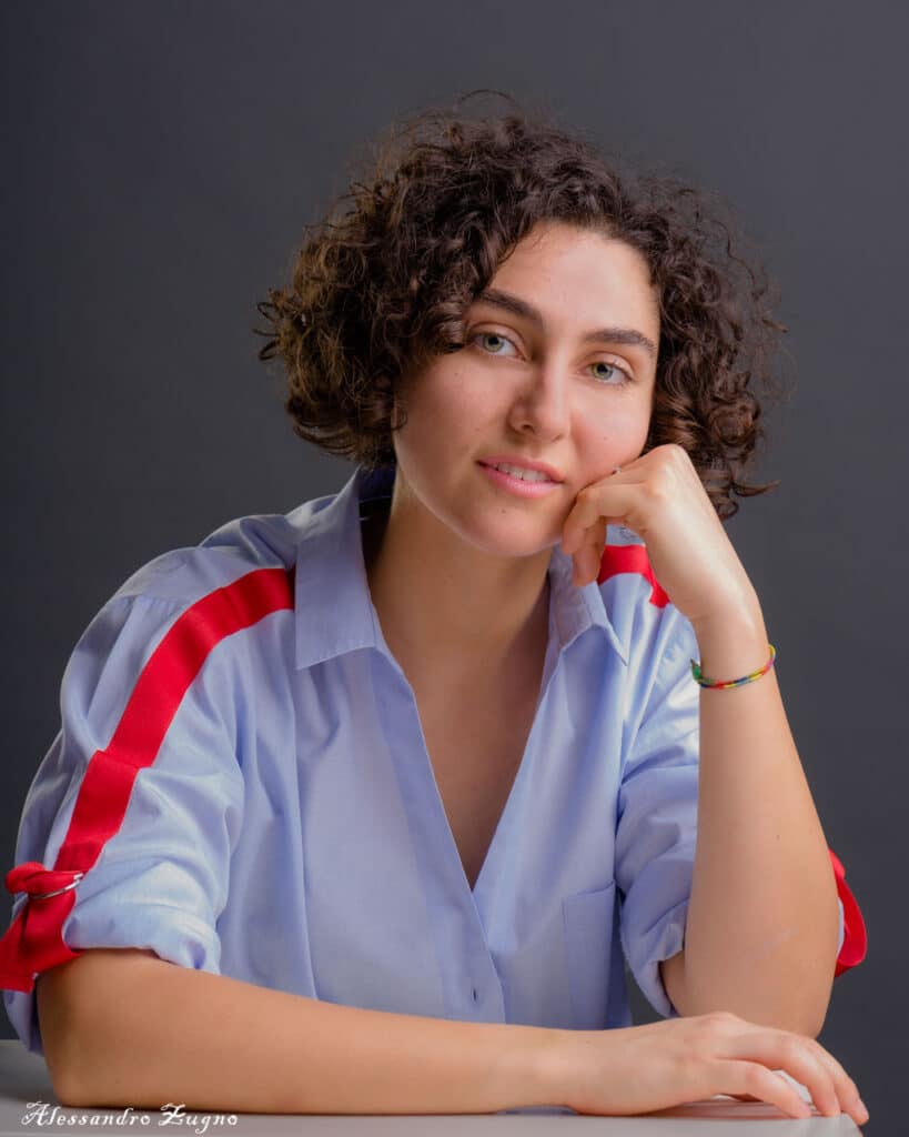 fotografia ritratto di attrice Padova