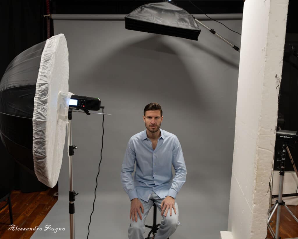 luci ritratto studio fotografico