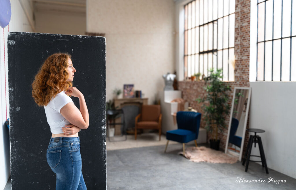 studio fotografico per ritratti con luce naturale