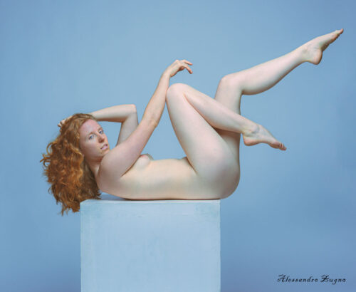 fotografia di nudo artistico in studio fotografico